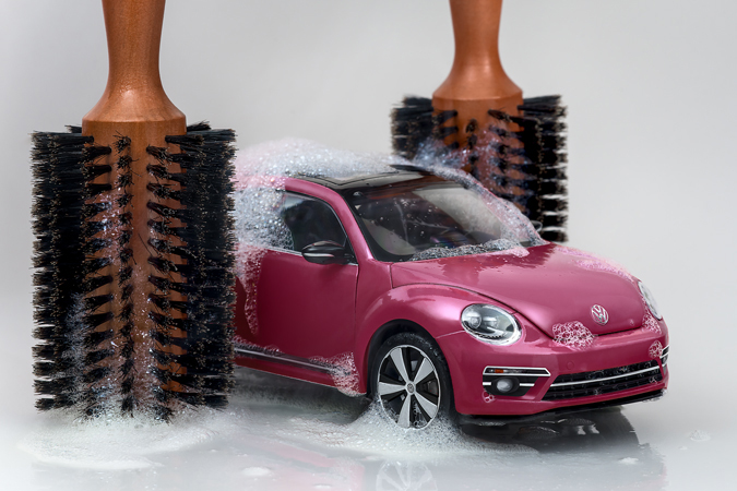Volkswagen │ Beetle Pink Hatchback