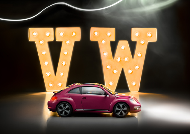 Volkswagen │ Beetle Pink Hatchback